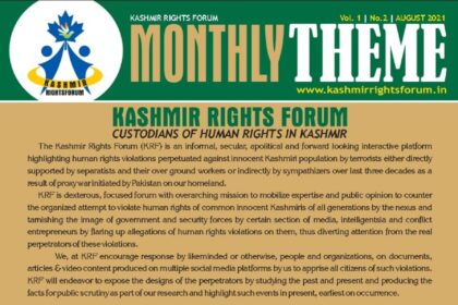 A preview of Monthly Theme August 2021 comprising of a detailed stories on women suppression in Kashmir.