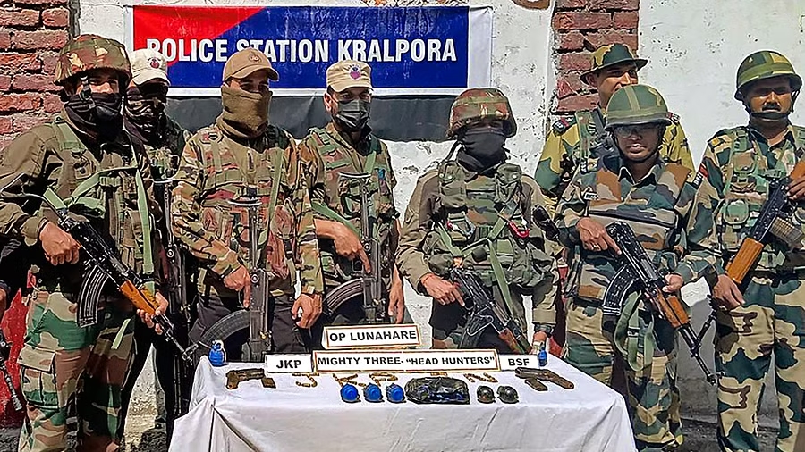 Terrorist Associate Arrested in Kupwara, Arms and Ammunition Seized