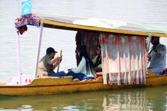 Record-breaking tourist arrivals witnessed in Kashmir.