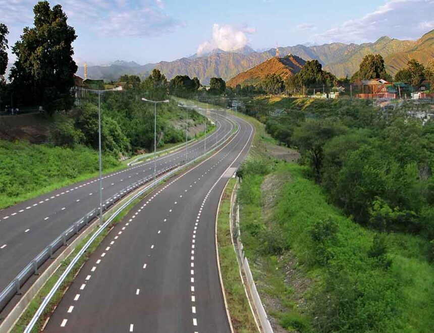 National Highways in Kashmir are being developed to cope up with the transfformation.