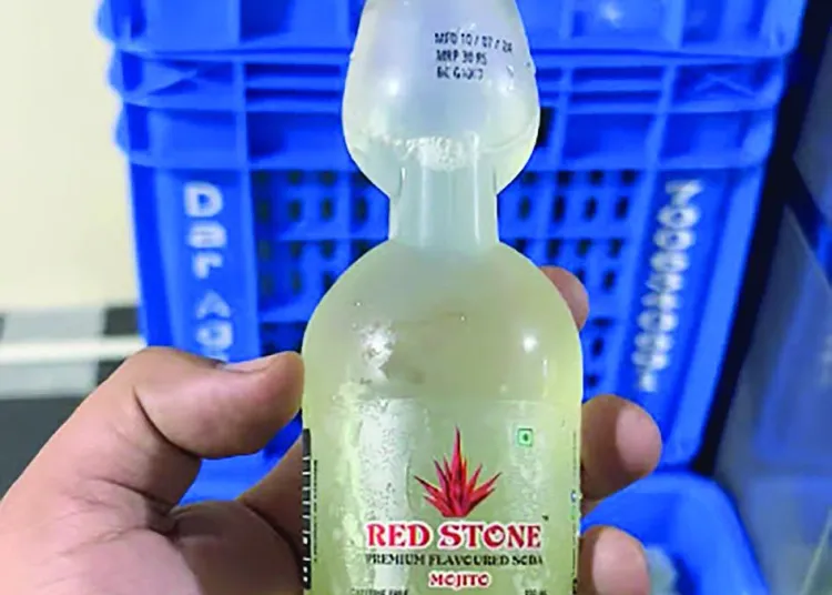 Red Stone is first carbonated drink from Kashmir.