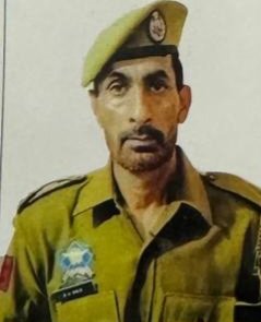 In Pic: Head Constable Bashir Ahmad of Jammu and Kashmir Police who was killed during an encounter with terrorists in Kathua district of Jammu and Kashmir.