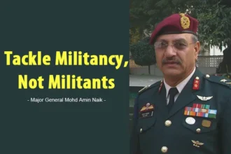 Major General Mohd Amin Naik, from Kashmir's Pulwama