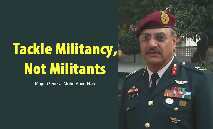 Major General Mohd Amin Naik, from Kashmir's Pulwama