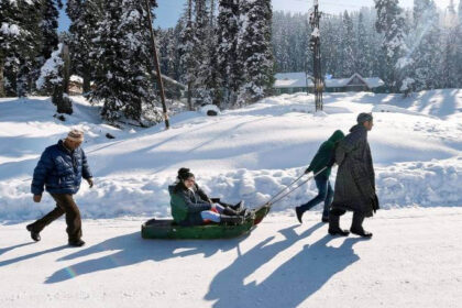 IN Pic: Kashmir's winter season offers a magical blend of adventure and serenity, making it an ideal destination for those seeking both excitement and tranquility amidst stunning landscapes.