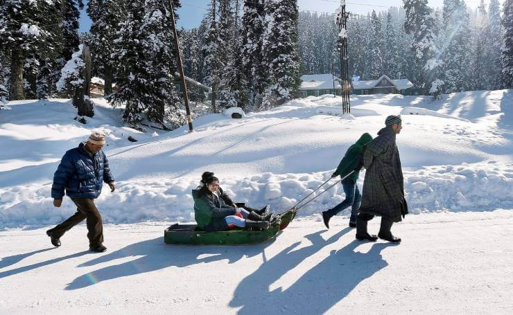 IN Pic: Kashmir's winter season offers a magical blend of adventure and serenity, making it an ideal destination for those seeking both excitement and tranquility amidst stunning landscapes.