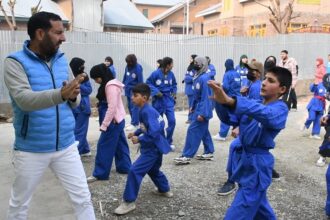 In Pic: Mohammad Saleem Pathan, a distinguished coach and martial artist from Pathan Chowk, Gutlibagh area of Ganderbal, is making waves in the world of Sqay Martial Arts.