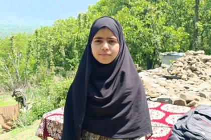 In Pic: Living in a Tent, Tral Tribal Girl Secures Over 92% Marks Without Coaching: A Beacon of Hope and Determination