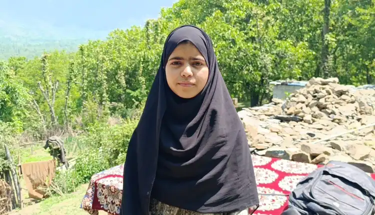 In Pic: Living in a Tent, Tral Tribal Girl Secures Over 92% Marks Without Coaching: A Beacon of Hope and Determination